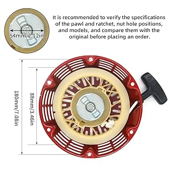 Amazon.com : Multisland Recoil Starter fits Honda GX240 8HP
