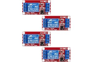 4-Pack Essential Relay Modules for Enhanced Electrical Control: 12 Volt DC Relay