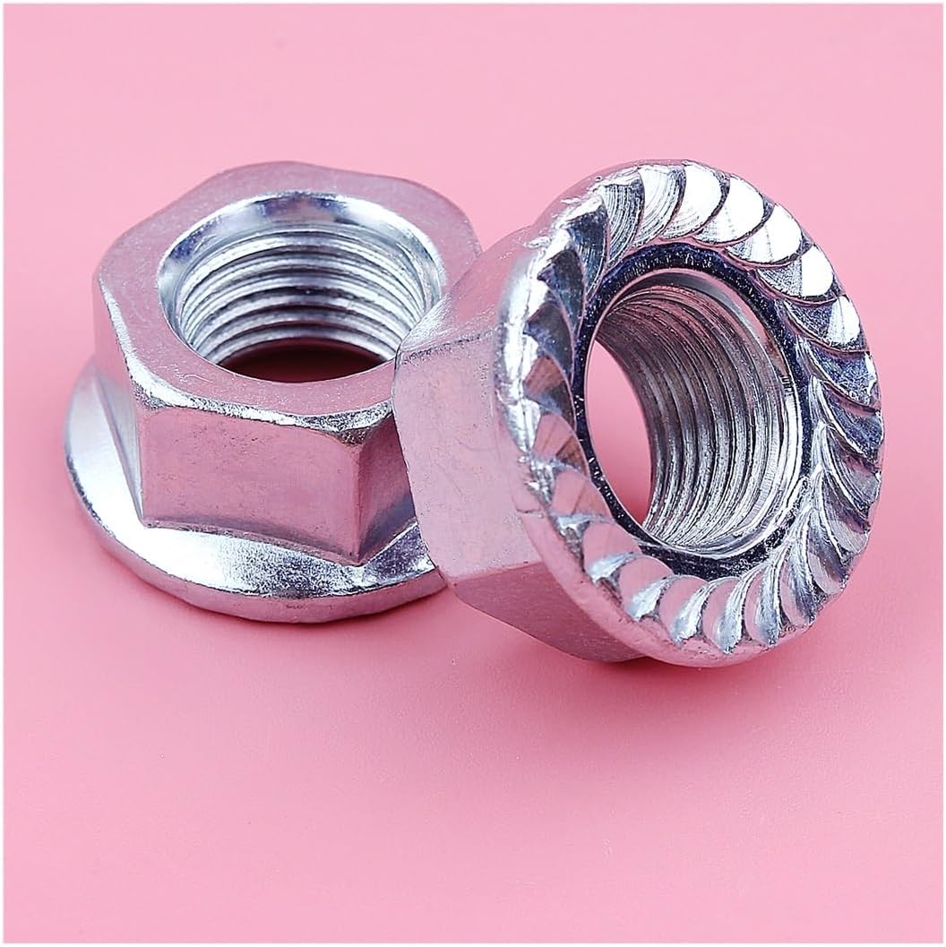 2pcs Flywheel Nuts Fit for GX240 GX270 GX340 GX390 8 9 11 13 HP Engine Replacement Parts 90201-ZE3-790 (16mm)