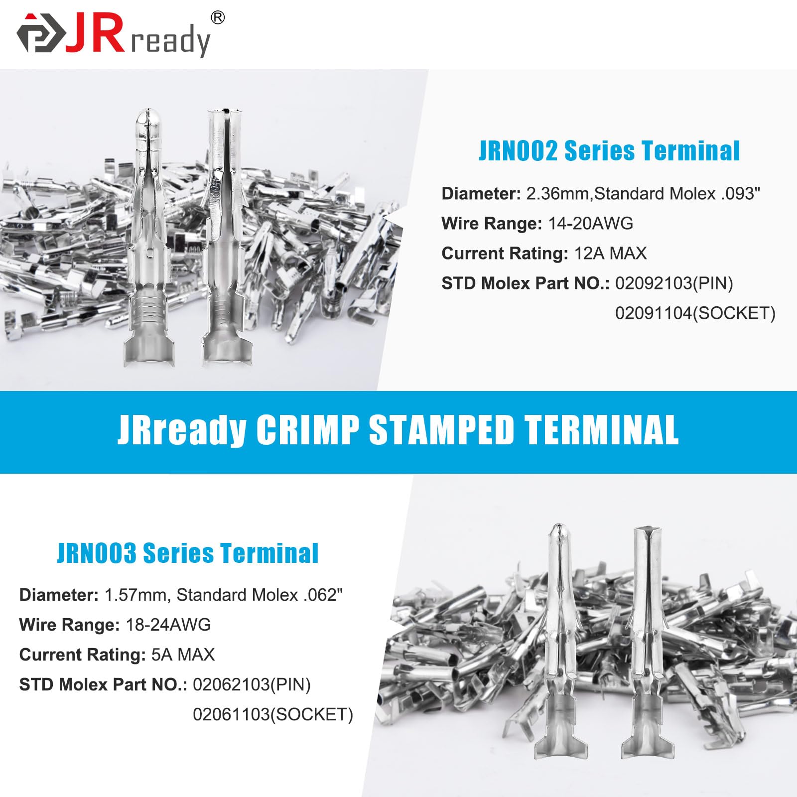 lemohoney03　0628 Amazon.com: JRready ST6526 120Pairs Pin Connector Kit 093