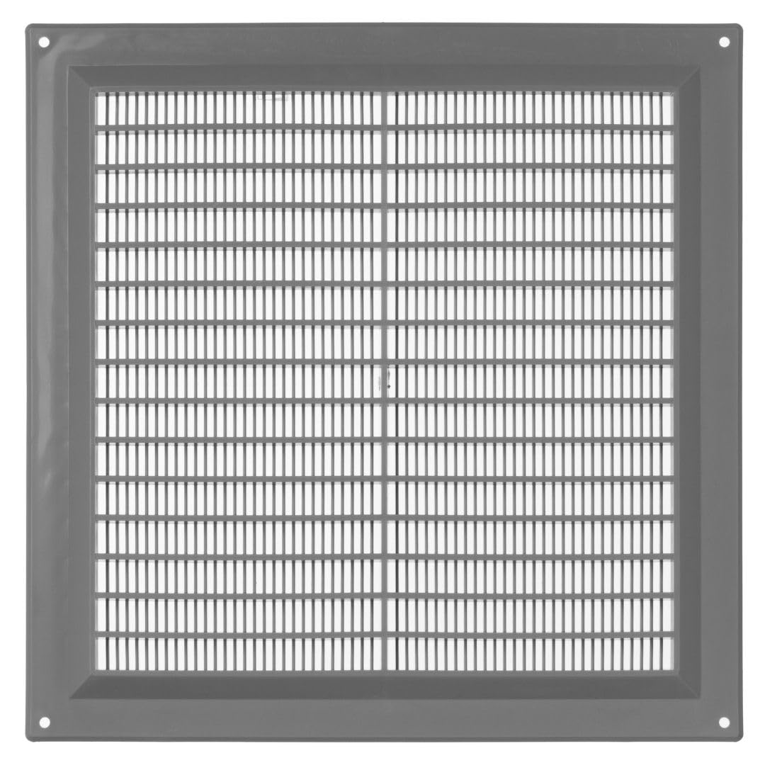 Lirast Grey 250X250mm / 10X10 Inch Plastic Ventilation Grille - Air Vent Cover