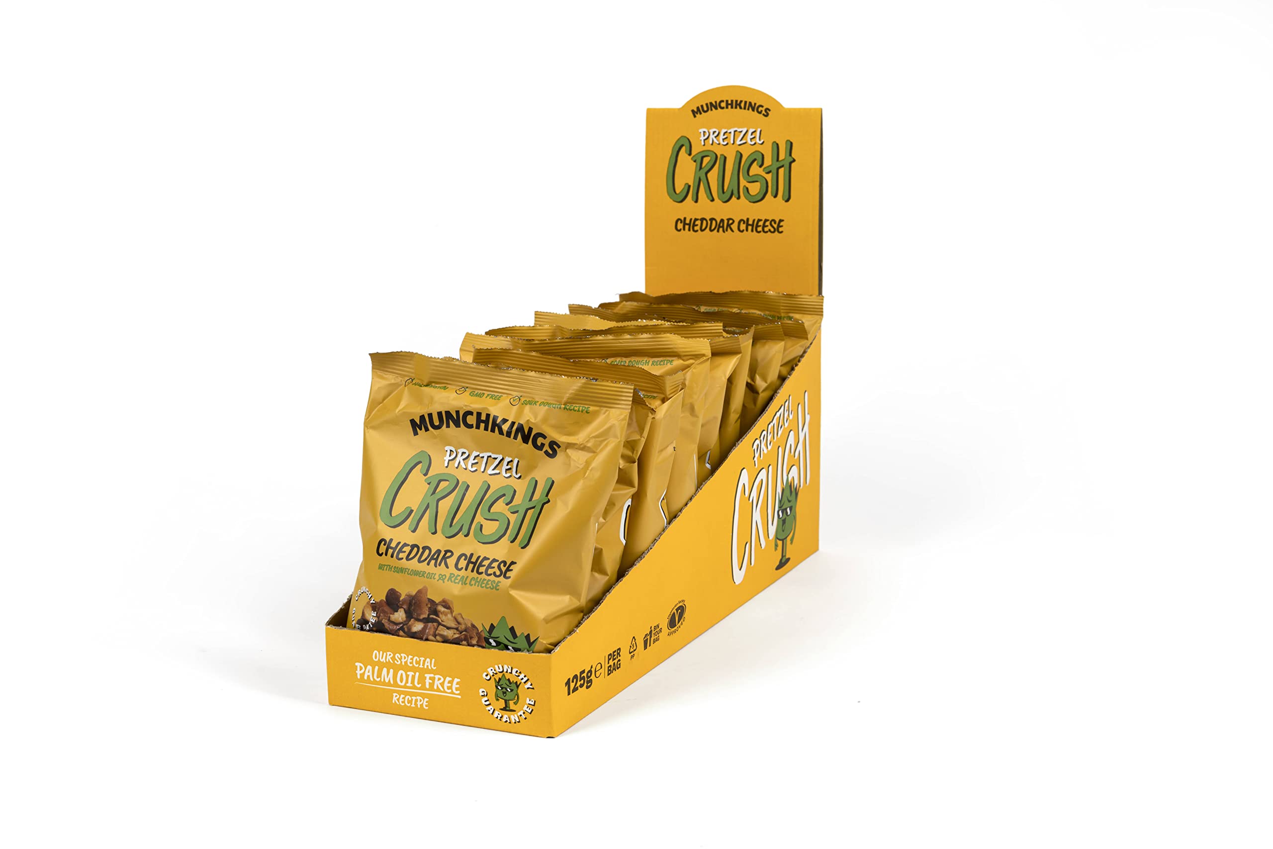 MunchKings Cheddar Cheese Lot de 10 paquets de 125 g