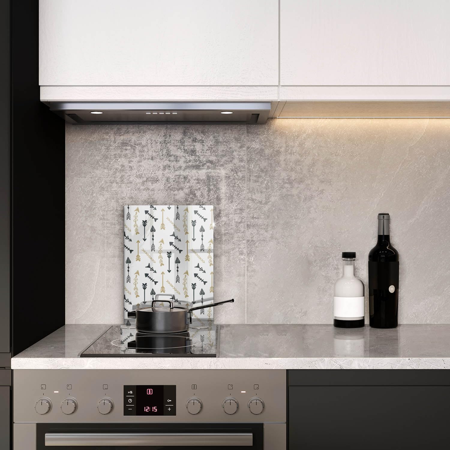 Tavola da cucina 30x40 cm | Superficie stampata | Vetro temperato