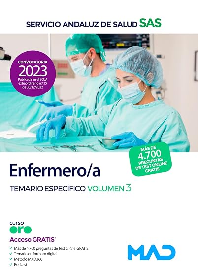 Enfermero-a del Servicio Andaluz de Salud. Temario específica volumen 3