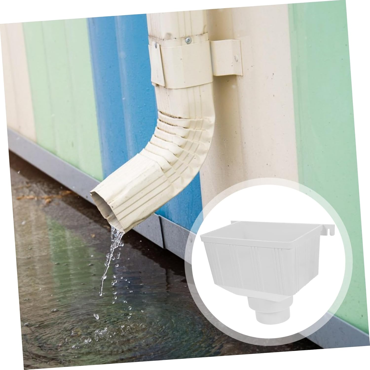 Downspout Diverter Replacement Rain Barrel Rain Gutter Barrel Gutter for Shed
