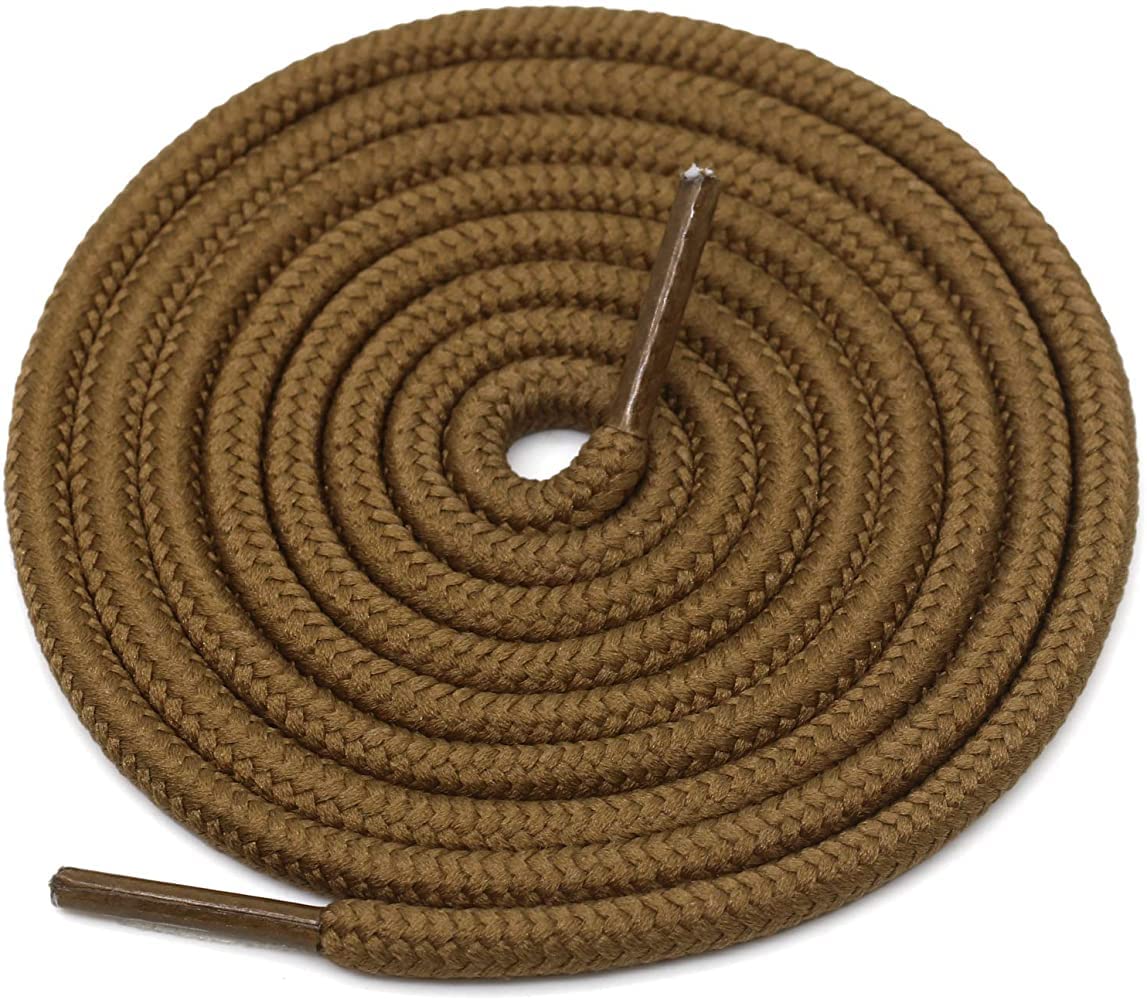 GRAH SANGRAH® (2 Pair Shoelaces for Thick Round Climbing, Hiking, Boot, Running, Sport Shoes Laces (47 Inch (120 Cm), Brown) (B09Q39NNLH) Amazon Price History, Amazon Price Tracker