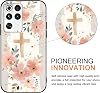 2 fundas de flores de dibujos animados para ZTE Nubia Red Magic 11 Pro/11 Pro+ 6.85", diseño kawaii de collage de flores, protector de TPU negro para mujeres 3