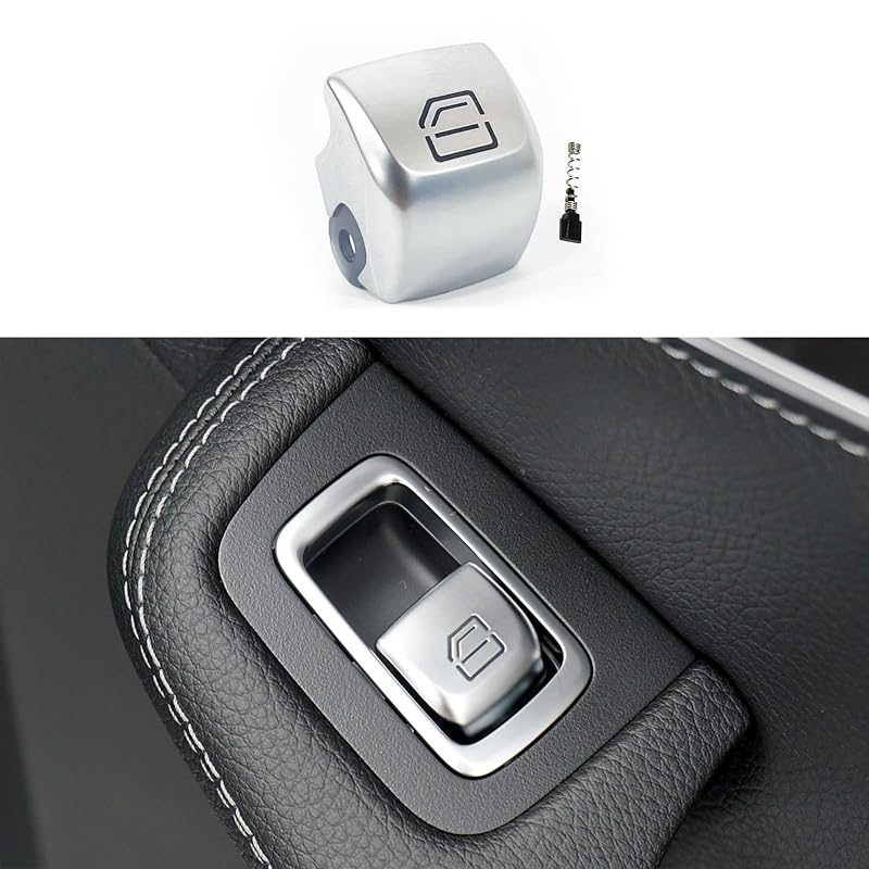 Capa do Botão do Interruptor do Vidro Elétrico Lado do Passageiro Y-QIPED para Mercedes-Benz C, E e GLC