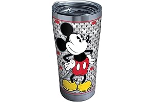 Tervis Disney Mickey Mouse Silver Triple Walled Insulated Tumbler Travel Cup: The...