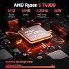 HP 17.3" Portátil de Negocios para Trabajo y Hogar, Pantalla Táctil LED de 17.3", AMD Ryzen 5 7430U, 32GB RAM, 1TB PCIe SSD, Teclado Retroiluminado, Lector de Huellas, Cámara HD, HDMI, Wi-Fi 6, Windows 11 Home, Azul 5