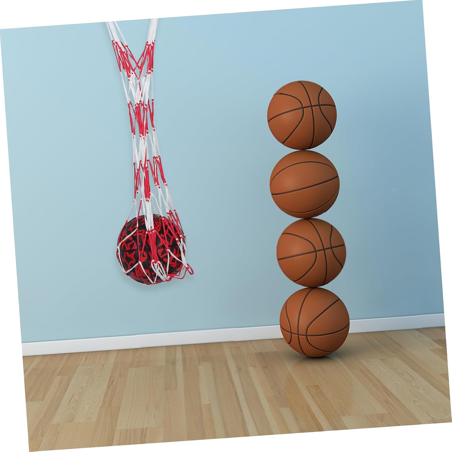 Portable Mesh Sports Equipment Carrier Bag for Basketball Soccer and Volleyball Durable Storage for up to Balls Lightweight and Easy to Transport
