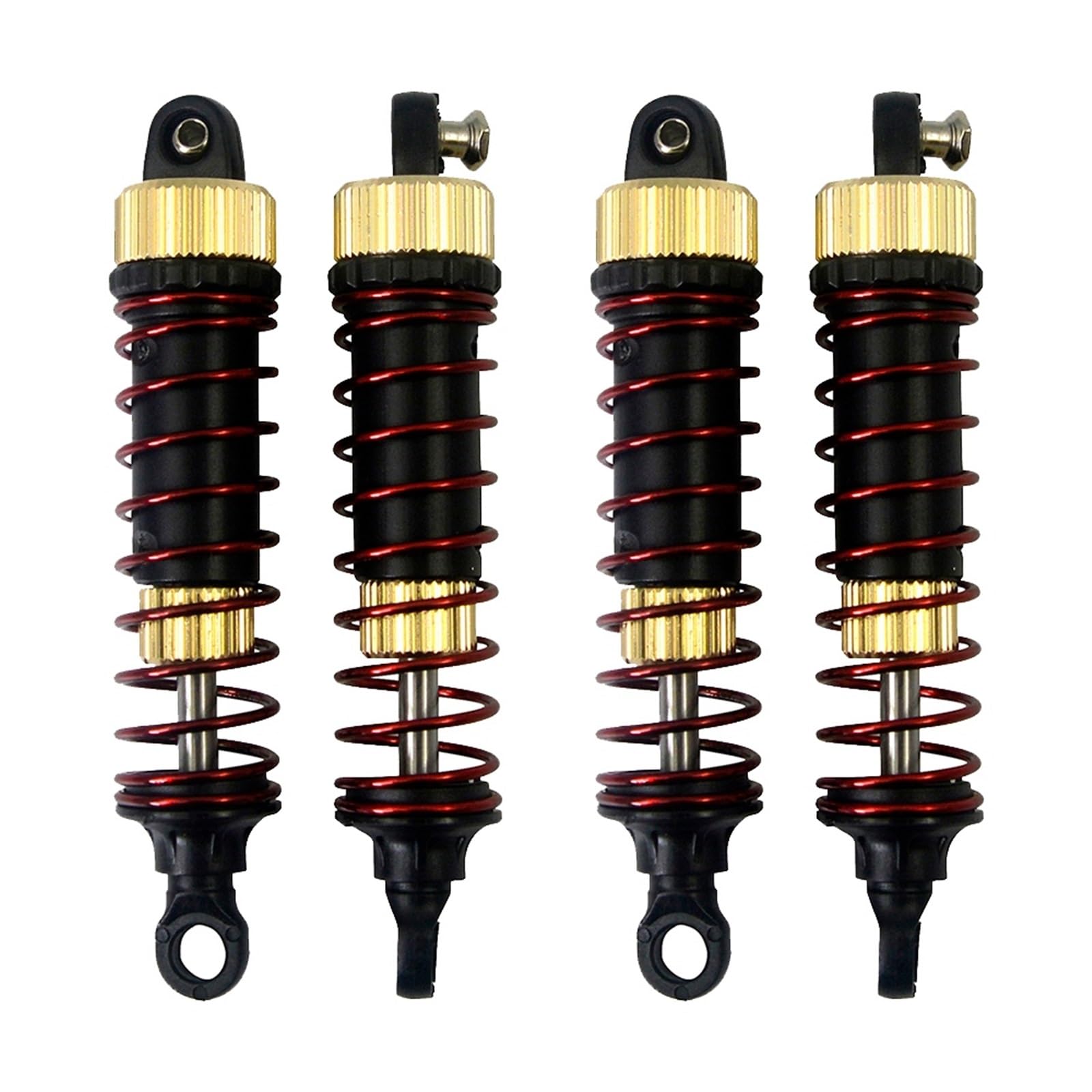 Kits Amortiguador RC Compatible Con XLH 9130 9135 9136 9137 Q901 Q902 Q903 1/16 Piezas De Repuesto De Coche Teledirigido 2 Pares De Amortiguadores Hidráulicos Mejorados