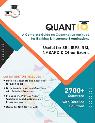 Quant IQ - Quantitative Aptitude Book For Banking &amp; Insurance [Paperback] StudyIQ Publications [Paperback] StudyIQ Publications