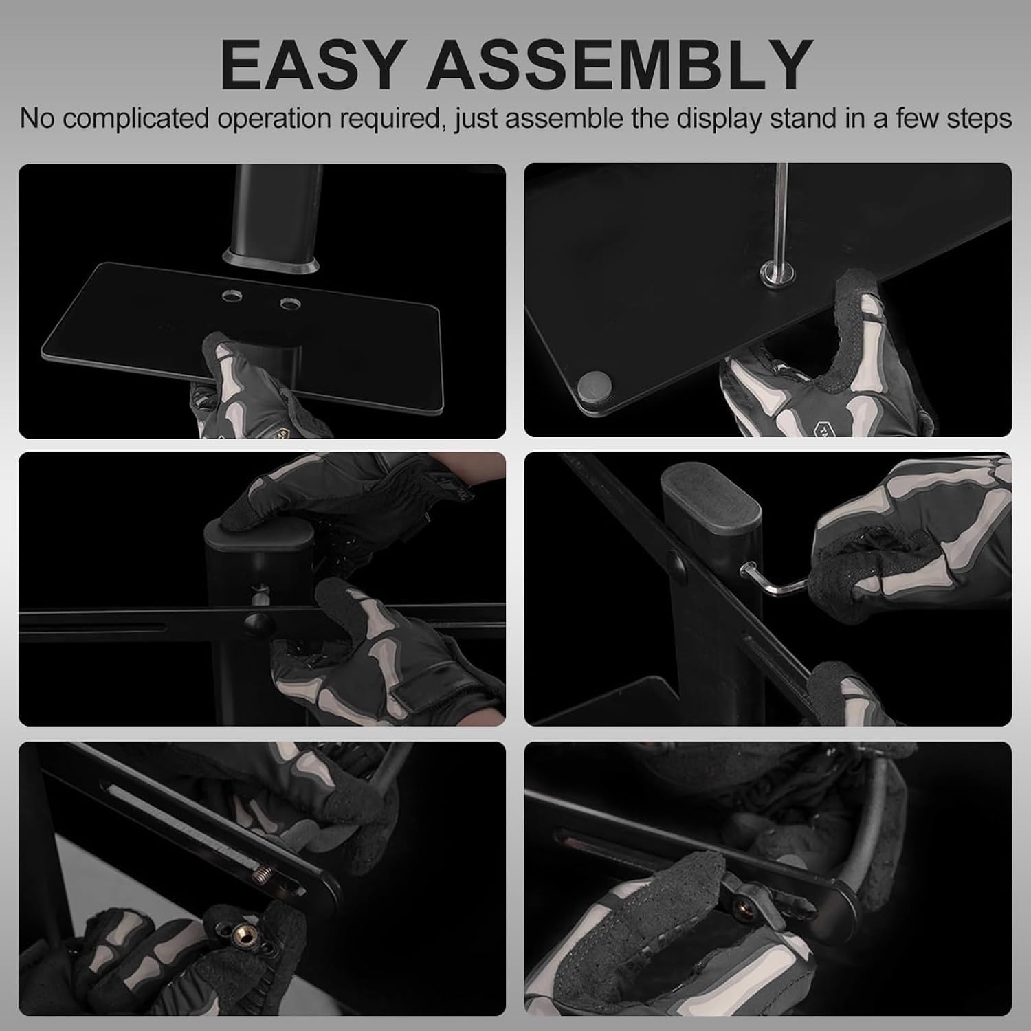 Gun Display Rack Bracket Quick Assembly Universal Adjustable Decorative Ornaments for Cleaning and Maintenance Racks