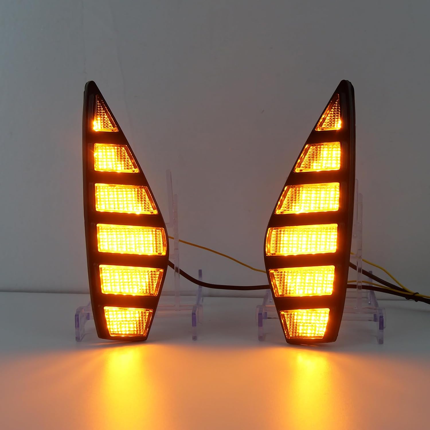 LED DRL Fog Lights Fit for 2025 Honda Civic Driving Lamp Daytime Running Lights & Turn Signal Lights, White & Amber Switchback Easy Installation