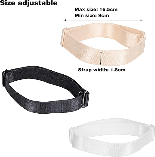 Miniatura 3 de Soportes de correa de brasier para deslizarse, convertidores de espalda cruzada, soporte de correa para mantenerse en posición, clips de correa de