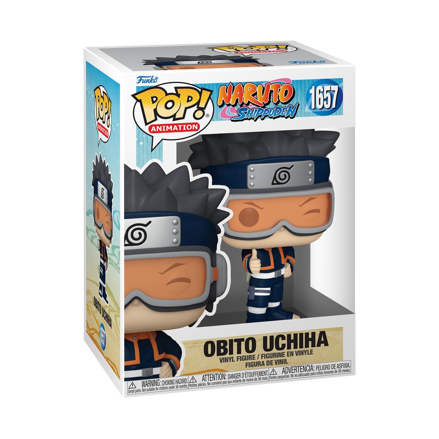 Funko Pop! Animation: Naruto - Obito Uchiha (Kid), Collectable Vinyl Toy Figure - 80251