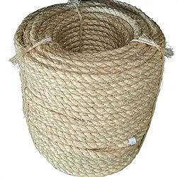 Corda de Sisal 8 mm 10 Metros para Arranhadores e Artes