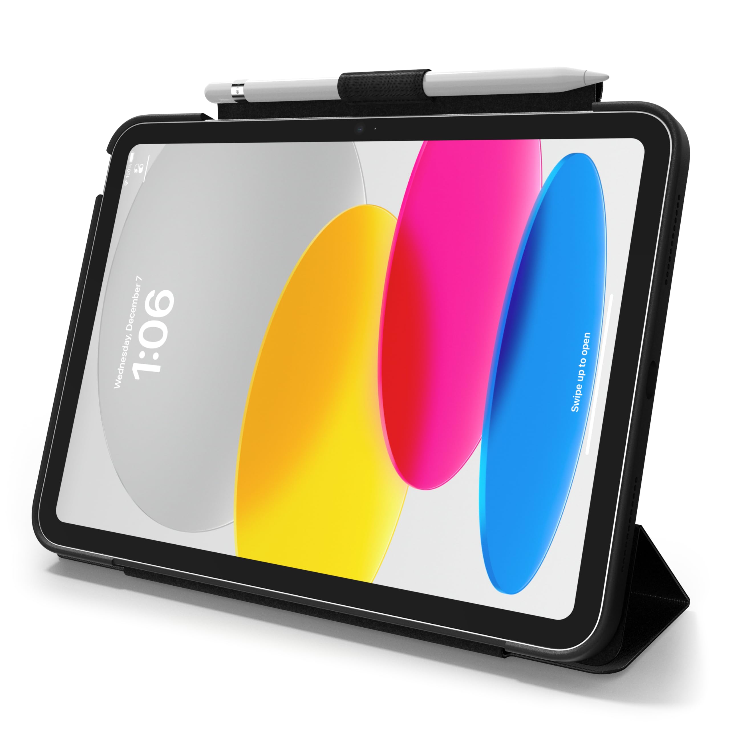 OtterBox Cover Symmetry Folio Case per iPad (A16) 11a/10a Generazione, Nero