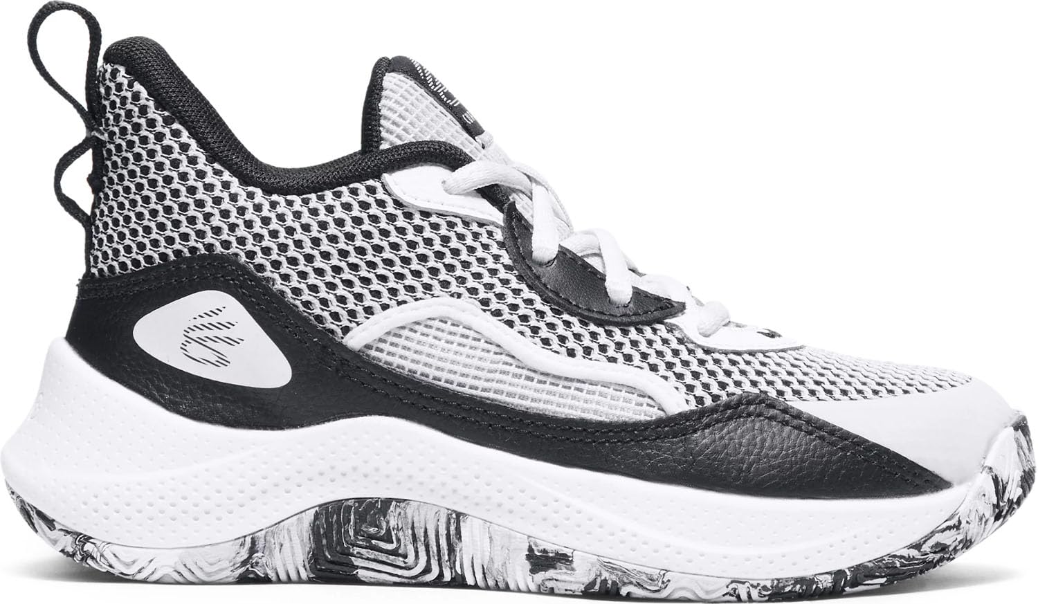 Under Armour - Unisex-Child Ps Curry 3Z 24 Shoes, Color White (100), Size: 11.5 M US Little Kid