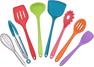 HaWare 8-Piece Kitchen Utensil Set (8, Colourful)