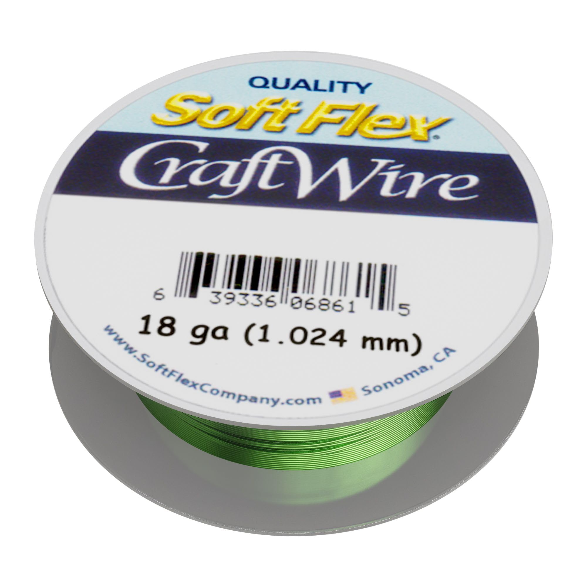 Soft Flex18 Gauge Craft Wire Permanently Colored Copper Wire - Scratch Resistant Artistic Wire