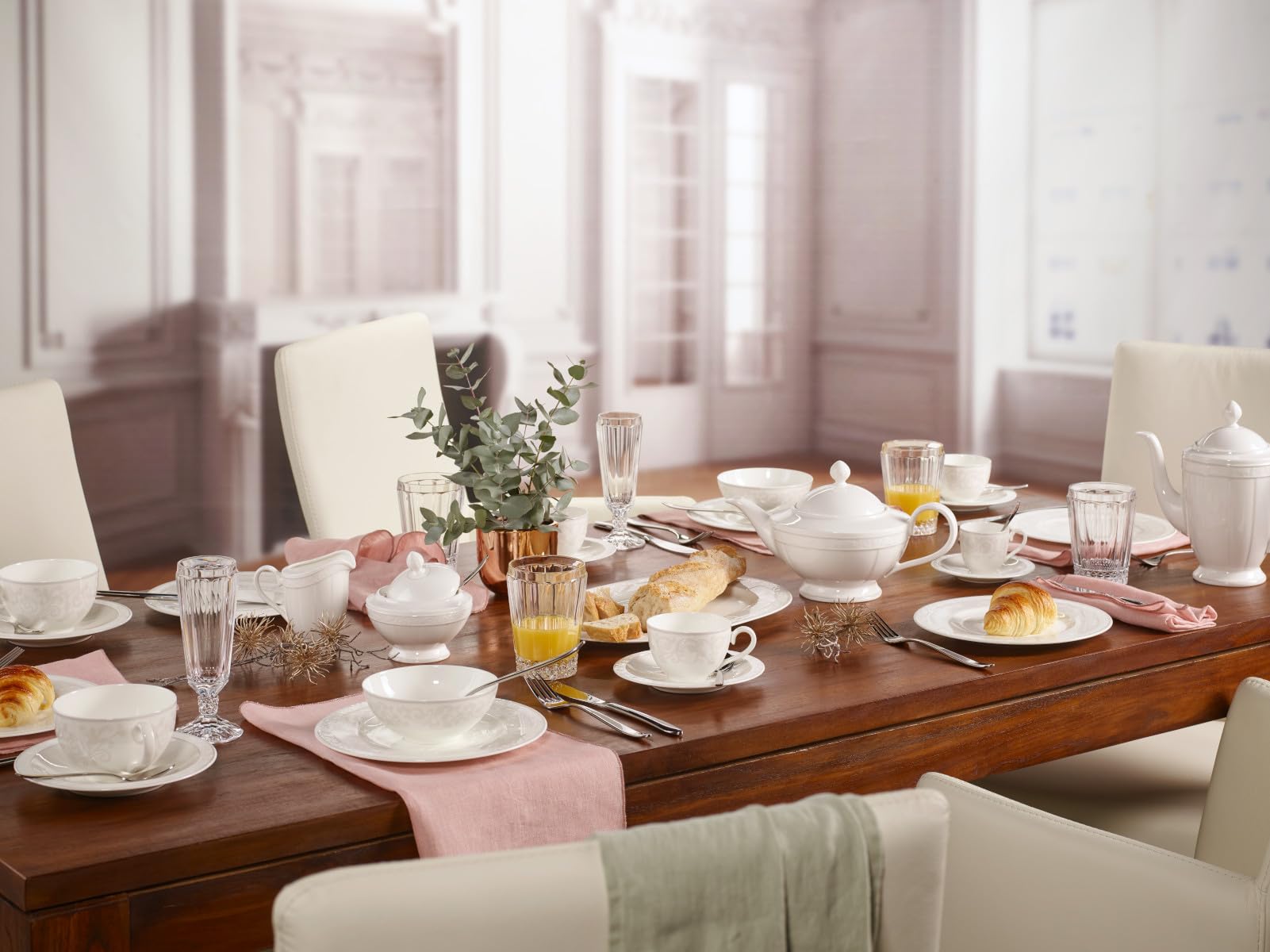 Villeroy & Boch 10-4392-1240 Gray Pearl Frühstückstasse, Porzellan
