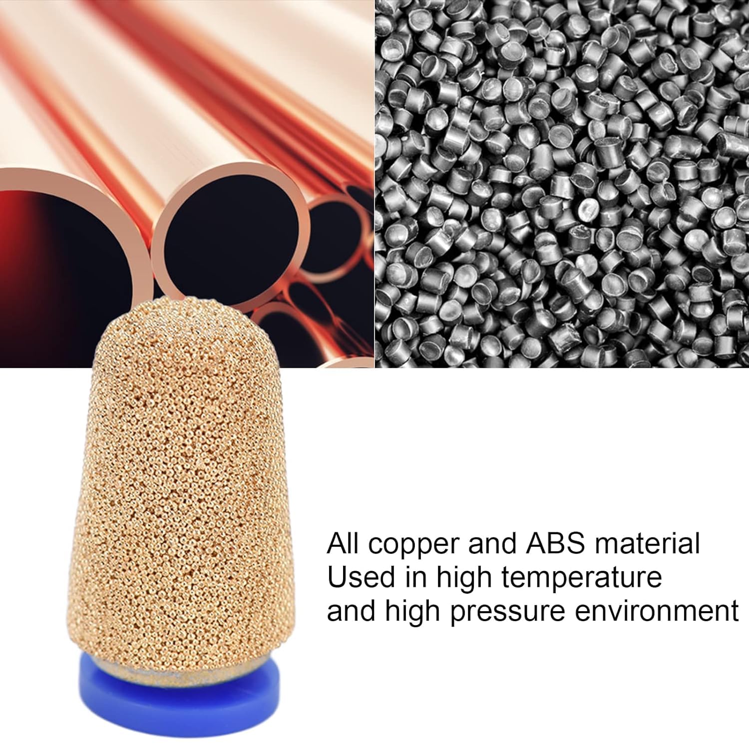 Silenziatori Pneumatici DEWIN - 4 Pezzi In Ottone | Filettatura Esterna Per Aria Compressa - Foto 7