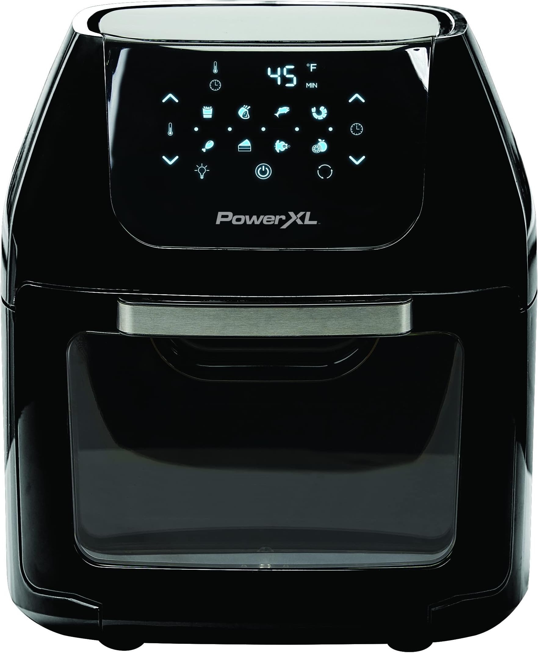 PowerXL Air Fryer Oven 10 Quart Hot Air Fryer, Rotisserie and Food Dehydrator