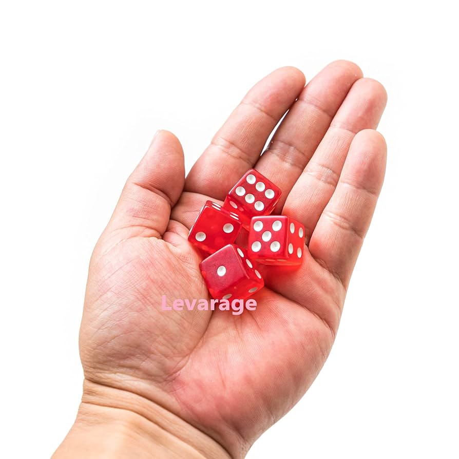 赤いサイコロ Amazon | Levarage 0026 サイコロ カラフル クリアタイプ レッド