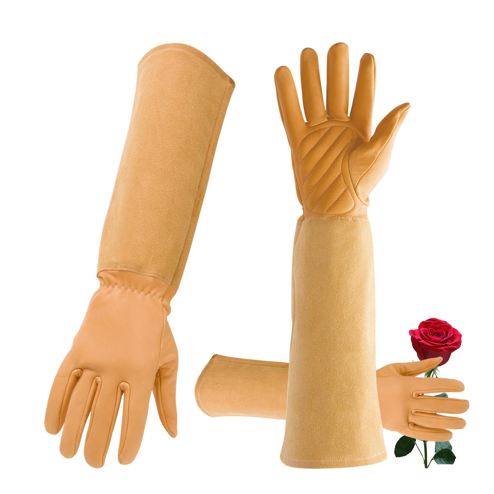 Gants de jardin longs femme anti-épines de haute qualité