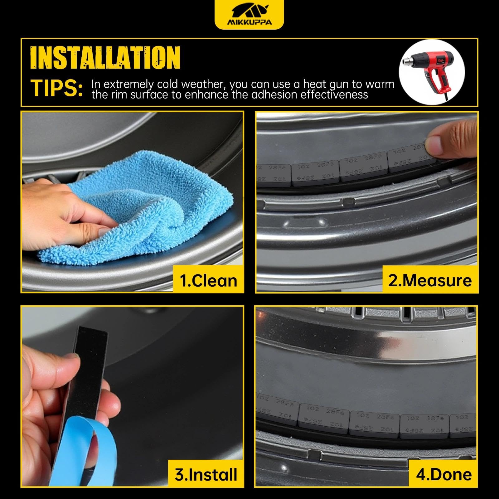 Stick-On Wheel Weights - Balance Your Vehicle -7