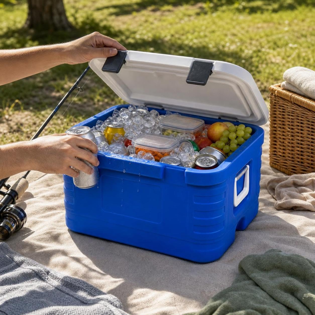 Scatola Termica per Alimenti e Bevande, per Picnic, per bevande
