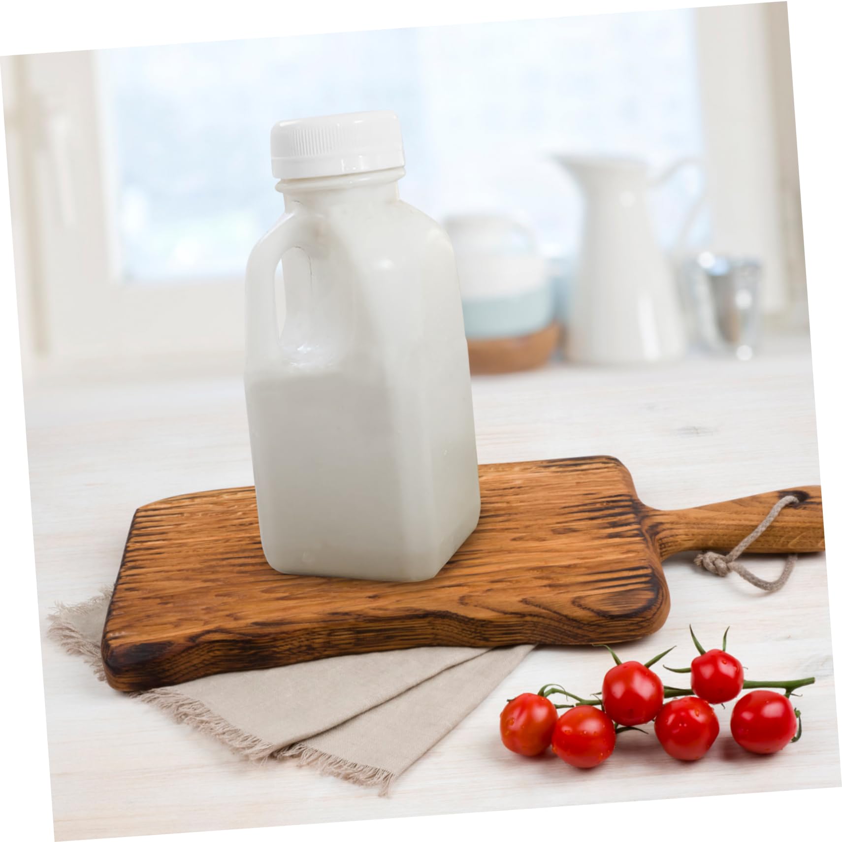 BRIGHTFUFU 6pcs Milk Bottle Juice Bottle Juice Bottles Cold Beverage Bottles Water Bottles Small Bottles Beverage Packing Bottles Multipurpose Drink Bottles Anti-leak Bottles Pp Transparent