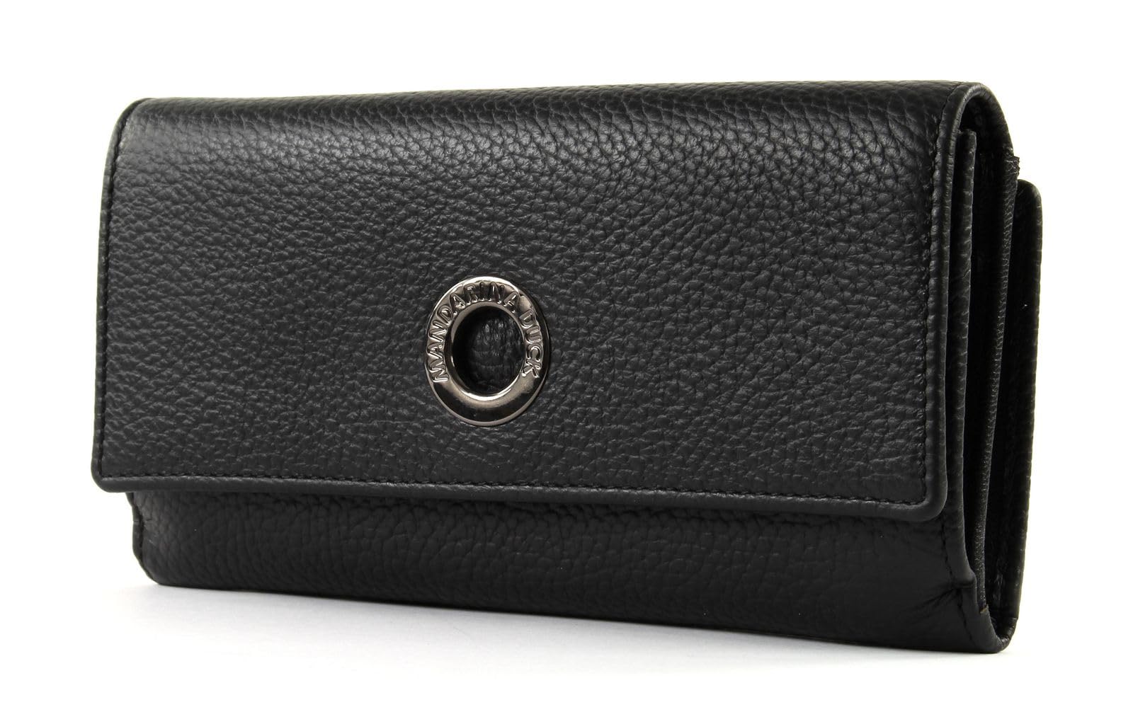 Mandarina Duck Mellow Leather, Accessori da Viaggio-​Portafogli Donna, Nero, L