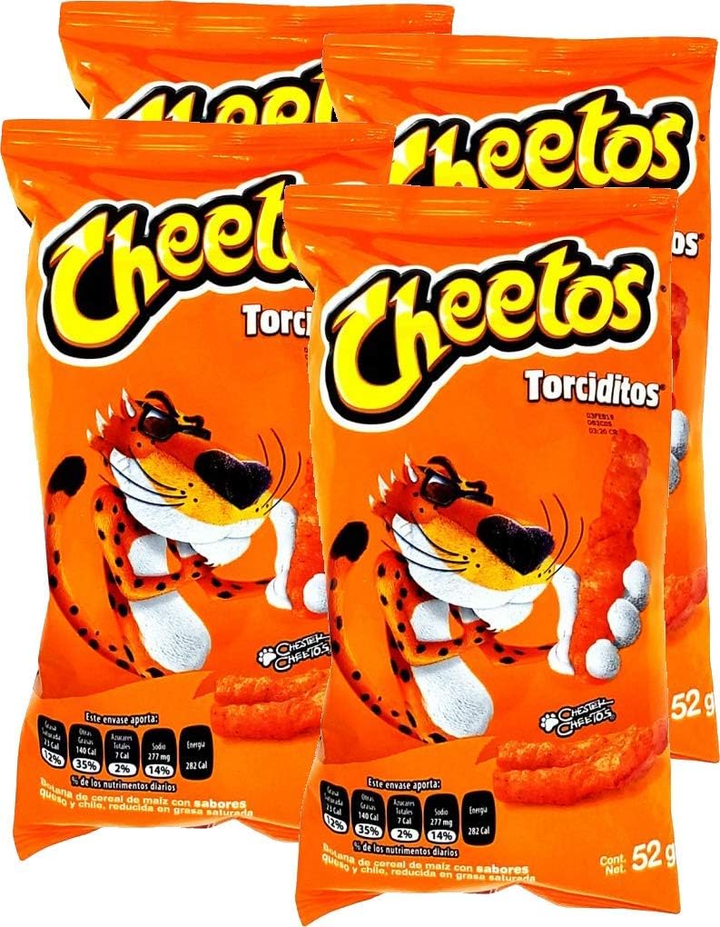 Sabritas Mexican Chips(4-pack) (CHEETOS TORCIDITOS)