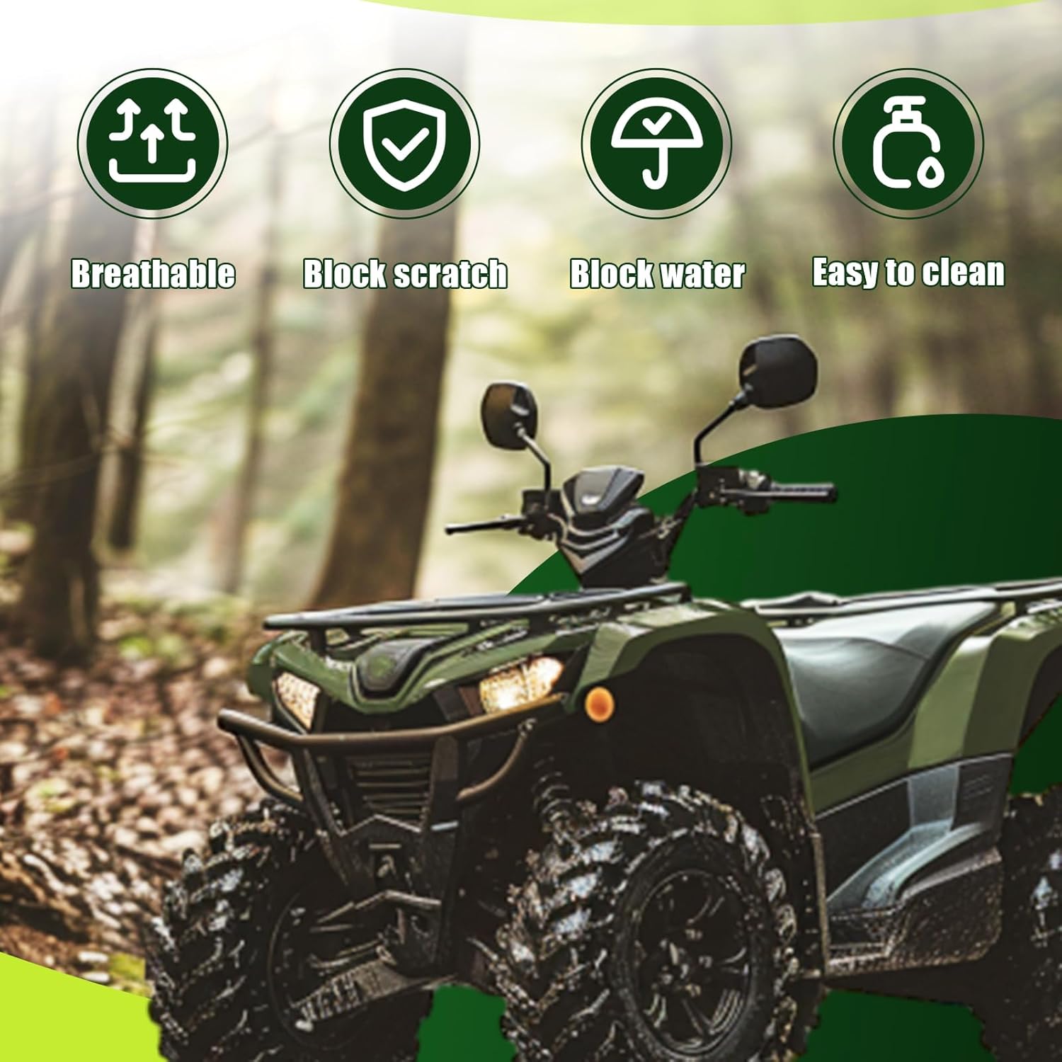 Kojem Complete Seat Replacement Compatible with 2015-2023 Honda Rancher 420 TRX420 FA1/FE1/FM1/TE1/TM1 Foreman 500 520 TRX500FE2 TRX520FM1/FM2 ATV TRX420 FA2 FM2 Replacement for 77100-HR3-621ZA