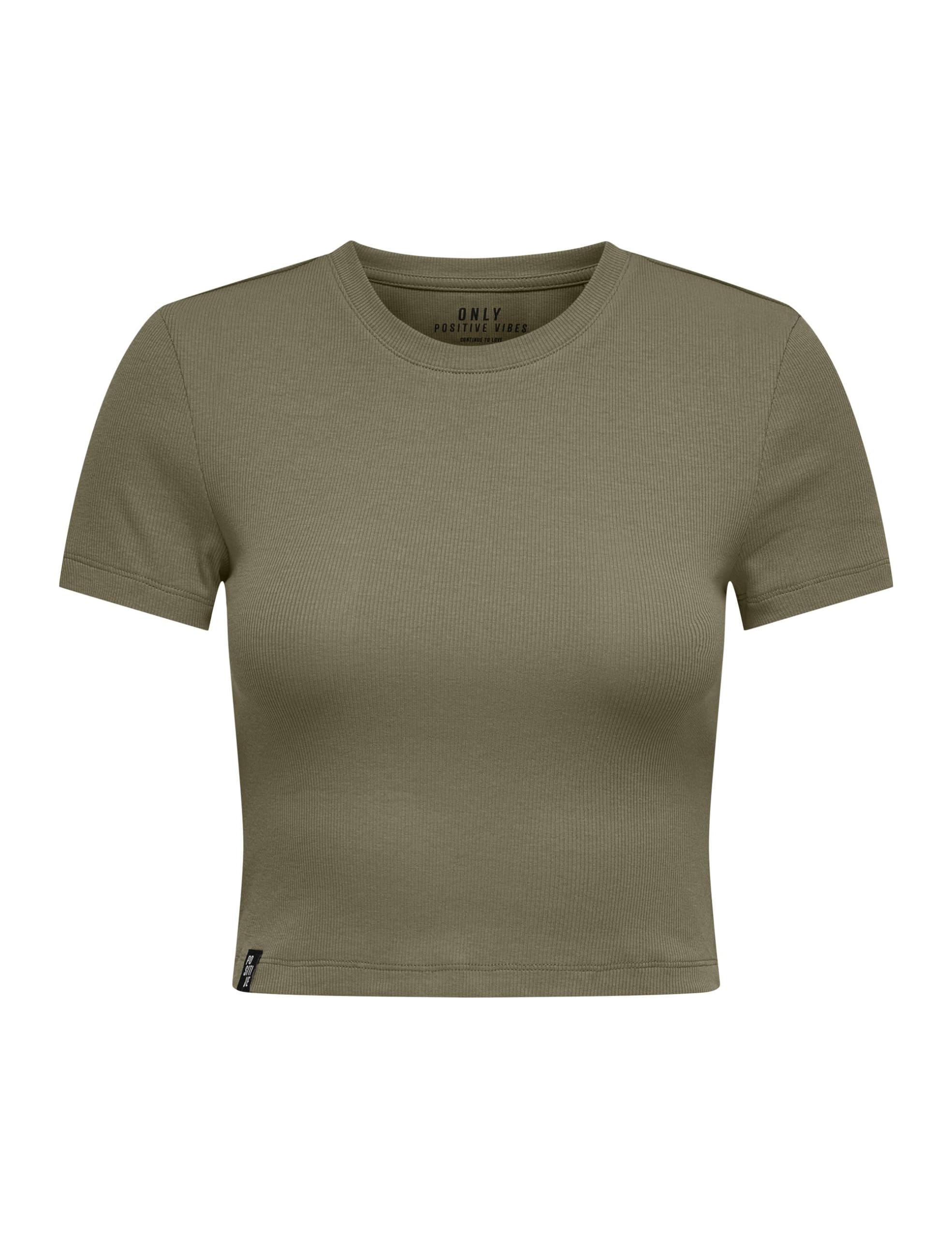 ONLBETTY S/S O-NECK SHORT TOP CC JRS Tişört Kadın