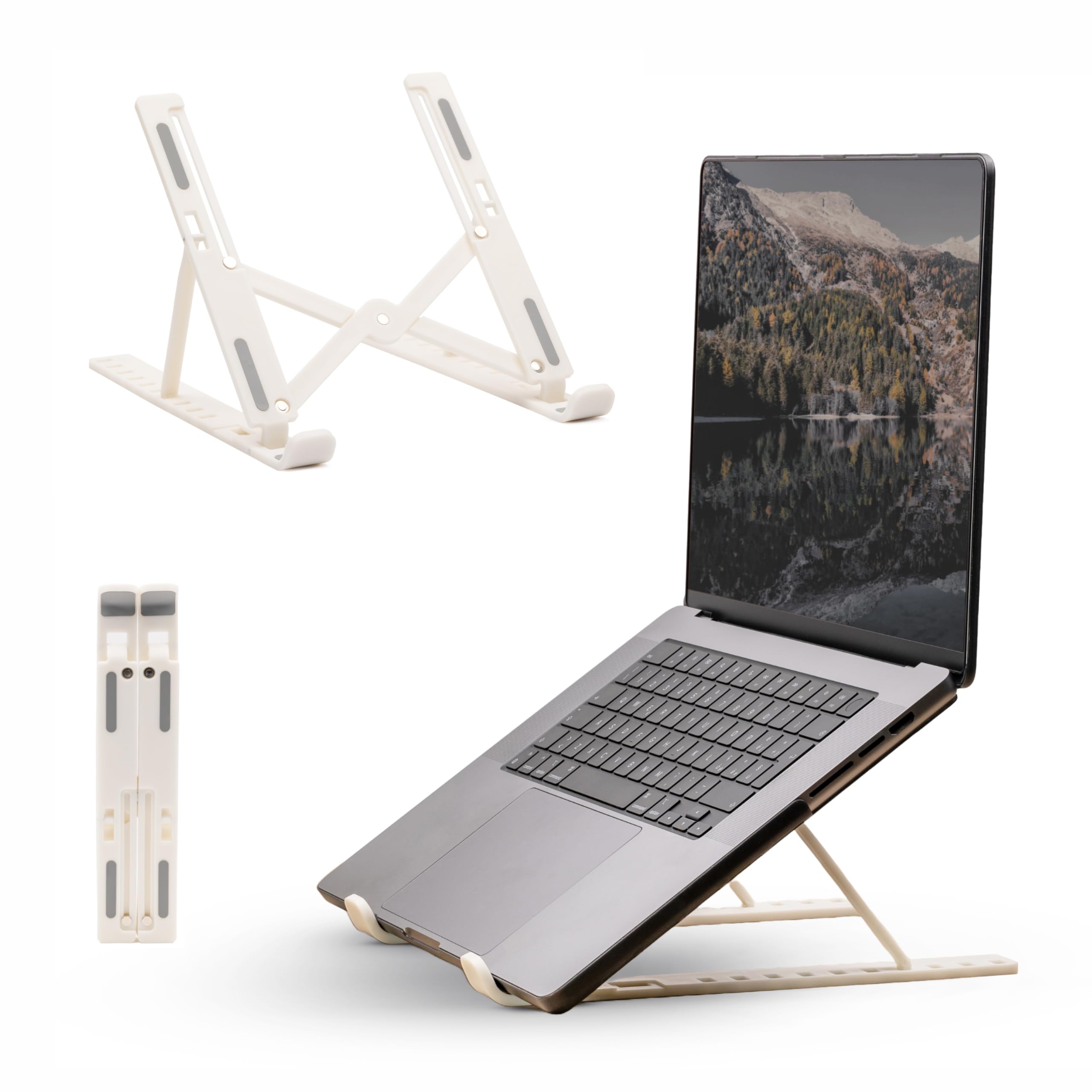 GRIFEMA Supporto PC Portatile e Laptop Regolabile, Rialzo Pieghevole — immagine 5 di 16