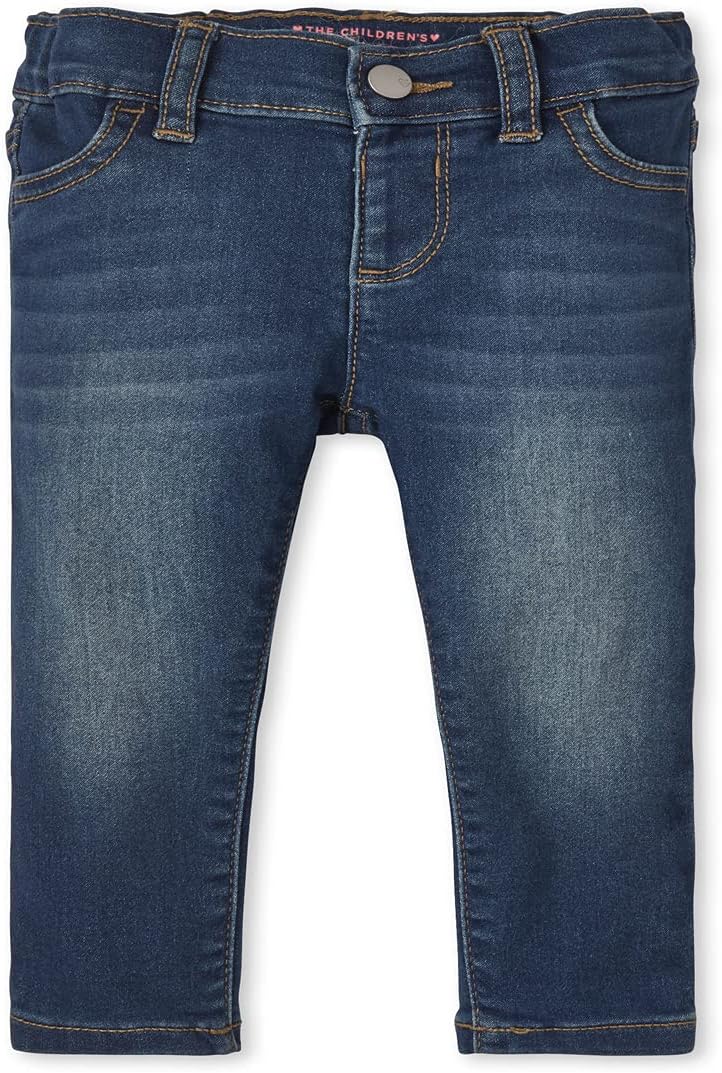 The Children's PlaceBaby Girls' and Toddler Super-Soft Stretch Denim Jeggings