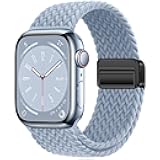 Sport Loop Compatible with Apple Watch Band 38mm 40mm 41mm 42mm 44mm 45mm 46mm 49mm for Women Men,Magnetic Strap Stretchy Braided Wristband for iWatch Series 11 10 9 8 7 6 5 4 SE Ultra 3 2 1