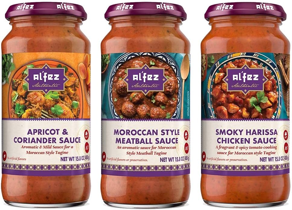 Mina Tagine, Moroccan Chicken Cooking Simmer Sauce, 12 oz