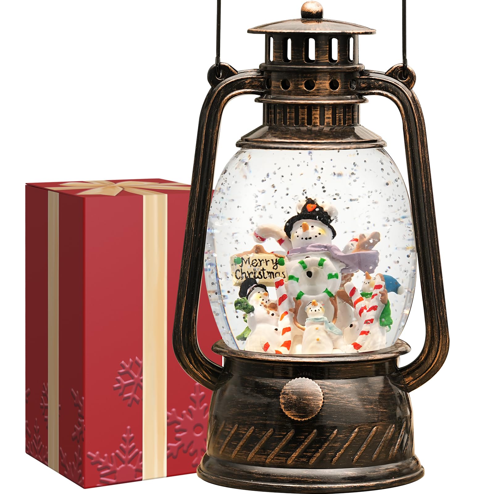 Amazon.co.jp: スノーマン スノードーム クリスマスデコレーション