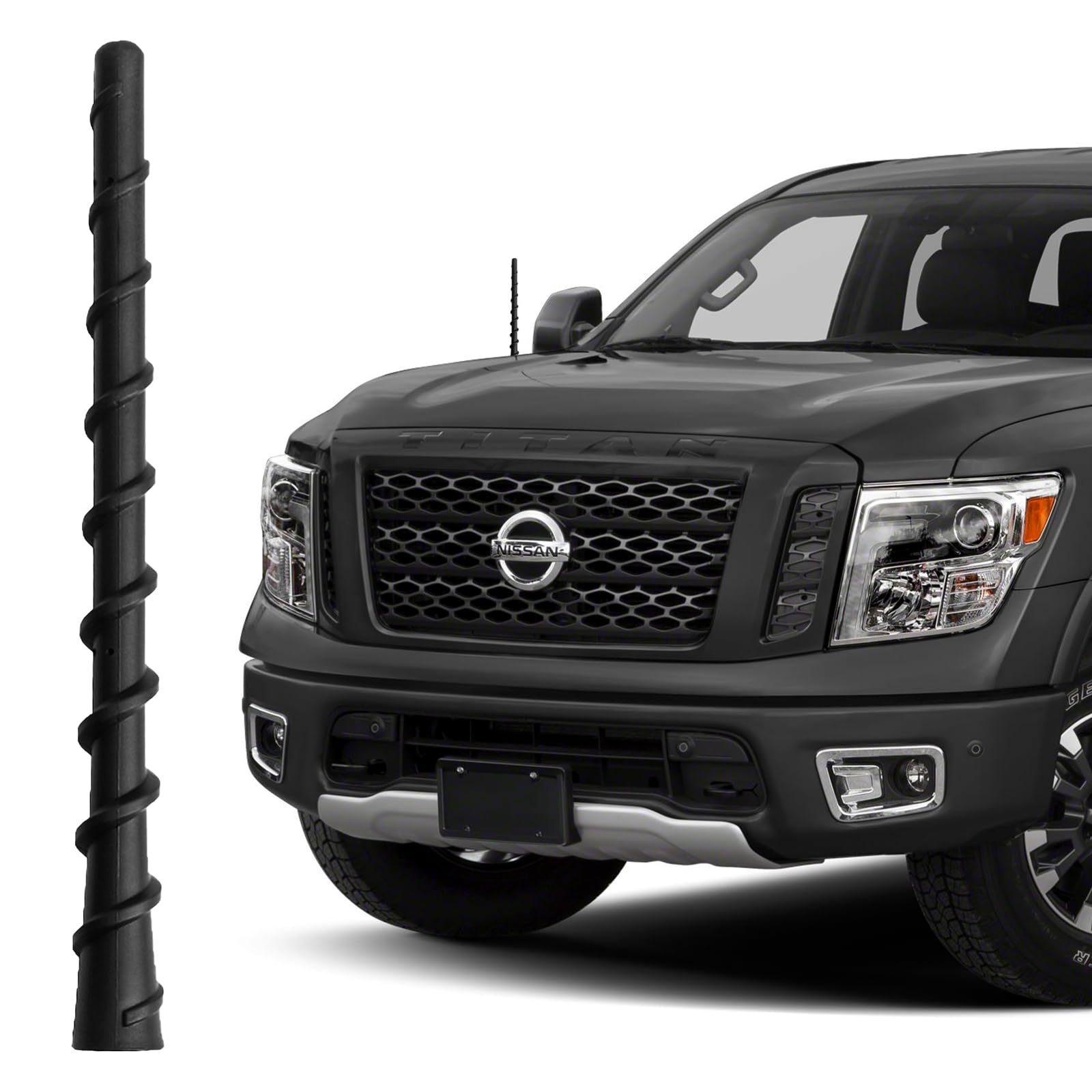 Short Antenna fits Nissan Titan 2004-2018, Nissan Titan Accessories, Nissan Pickup Truck Radio Antenna Replacement