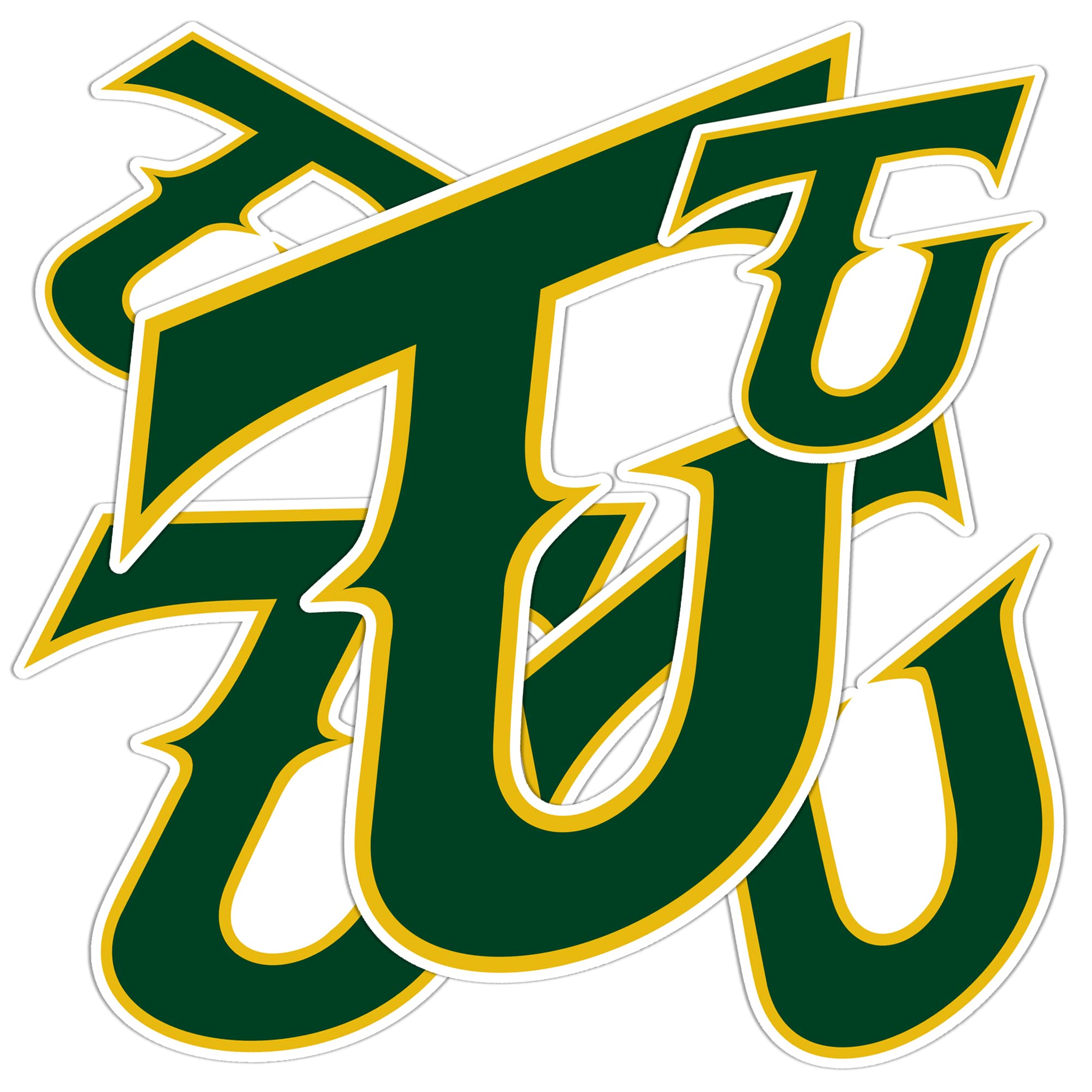 Tiffin University NCAA Sticker Decal Sheet - Multiple Sizes For Laptop, Car, Water Bottle - View #5
