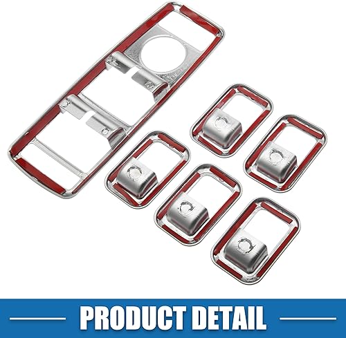 Miniatura 7 de Adhesivo para panel de control de elevación para interruptor de ventana eléctrica de automóvil para Mercedes Benz a B C E GLE GLA CLA GLK Clase ABS