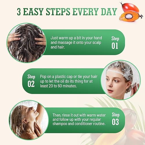 Miniatura 4 de EverBliss Aceite de batana crudo para el crecimiento del cabello, aceite de batana orgánico y sin refinar Dr. Sebi de Honduras para el crecimiento