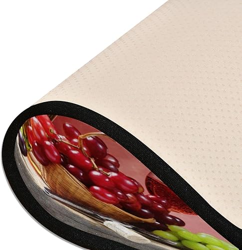 Miniatura 3 de Vineyard - Alfombra de camino de uva, suave, antideslizante, larga, alfombra para pasillo, dormitorio, sala de estar, cocina, 72 x 24 pulgadas