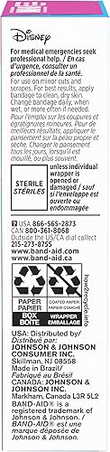 Miniatura 114 de Band-Aid Vendajes adhesivos de marca para cortes y rasguños menores, cuidado de heridas con personajes de princesas de Disney, vendajes divertidos