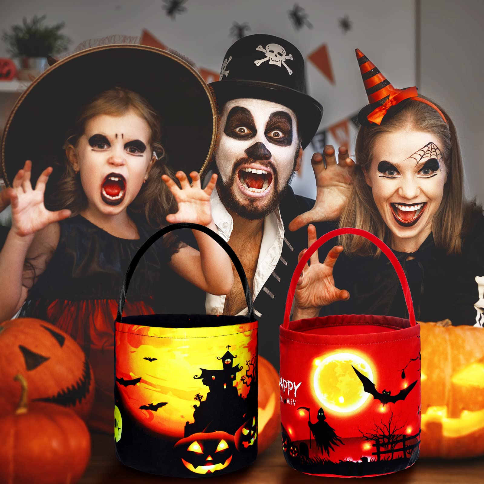 Bolsa De Caramelos De Halloween Con Estilo Realista | Vector Gratis